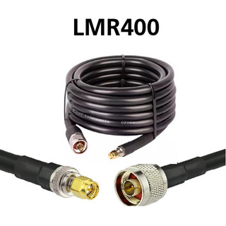 7 متر کابل LMR400 وارداتی یک سر کانکتور N Type نری و یک سر کانکتور SMA نری